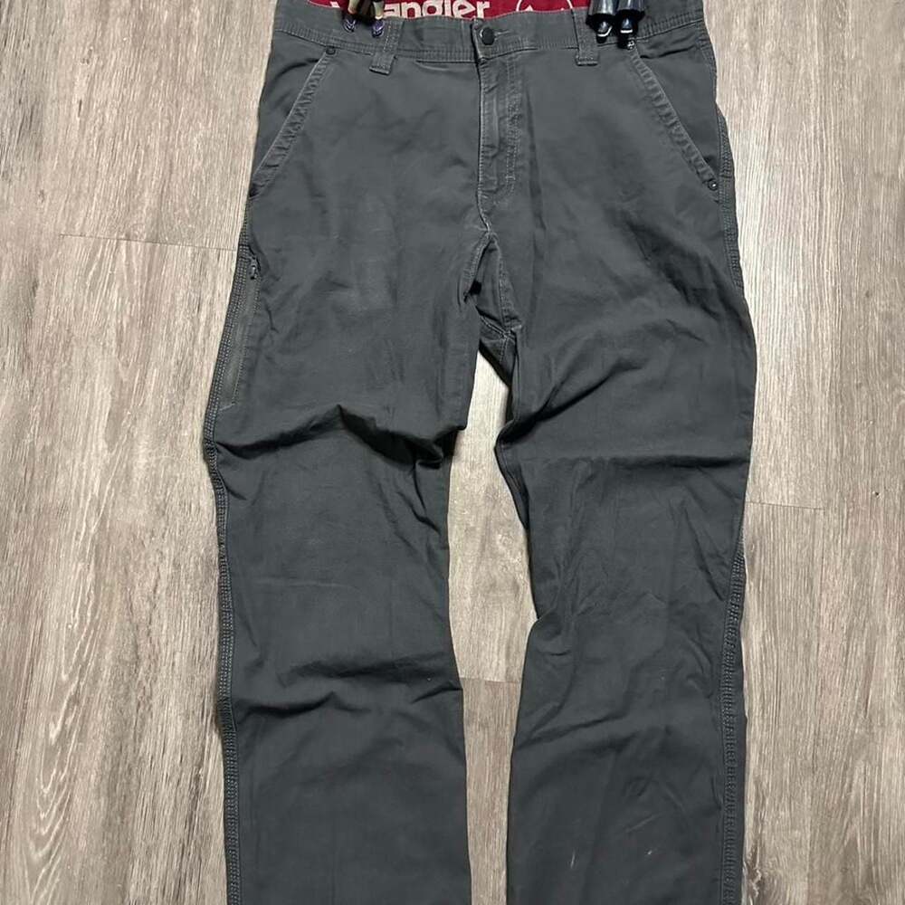 Wrangler ATG Hiking Pants, Dark Gray Utility Outdoor Trousers, Size 33